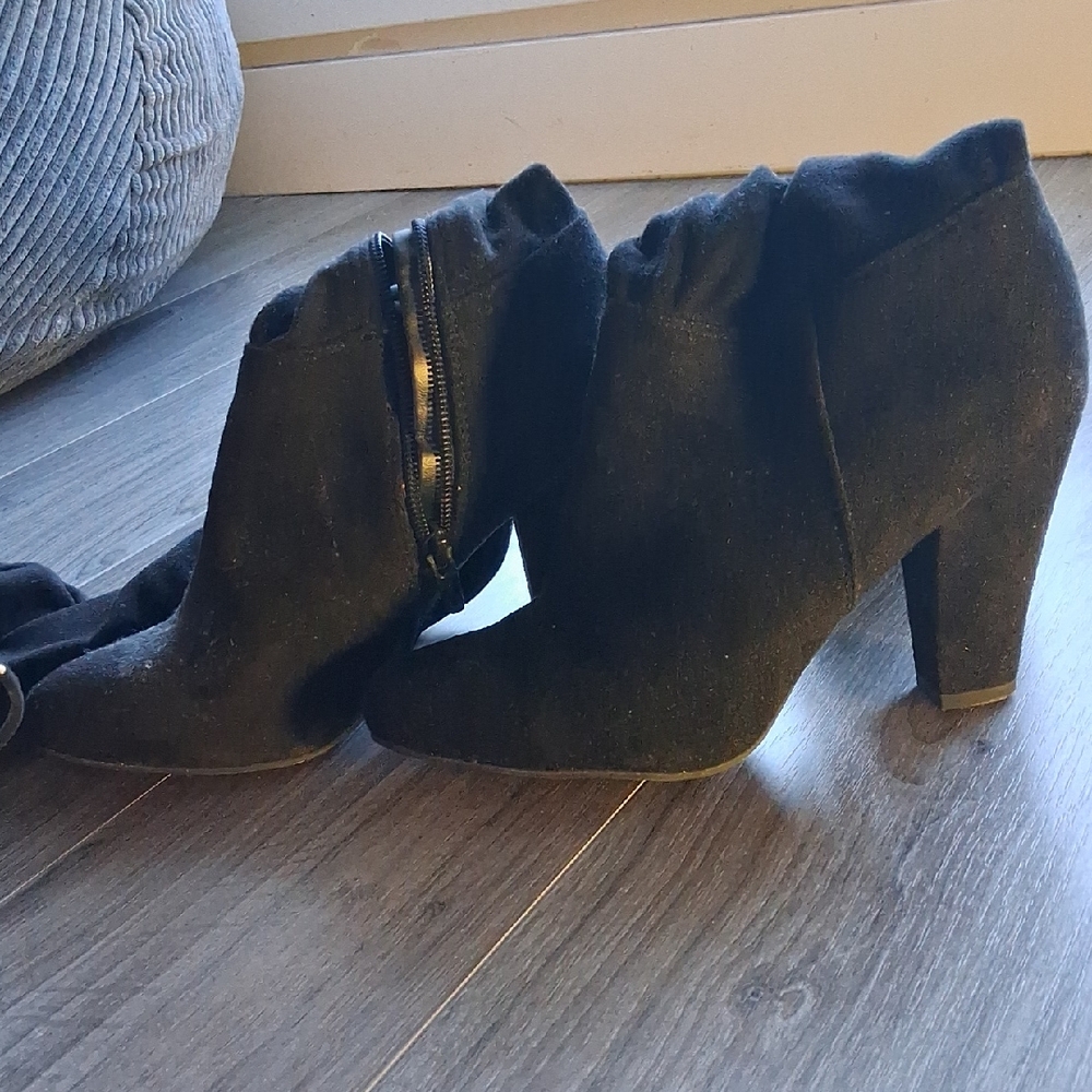 Call It Spring Black Heeled Boots